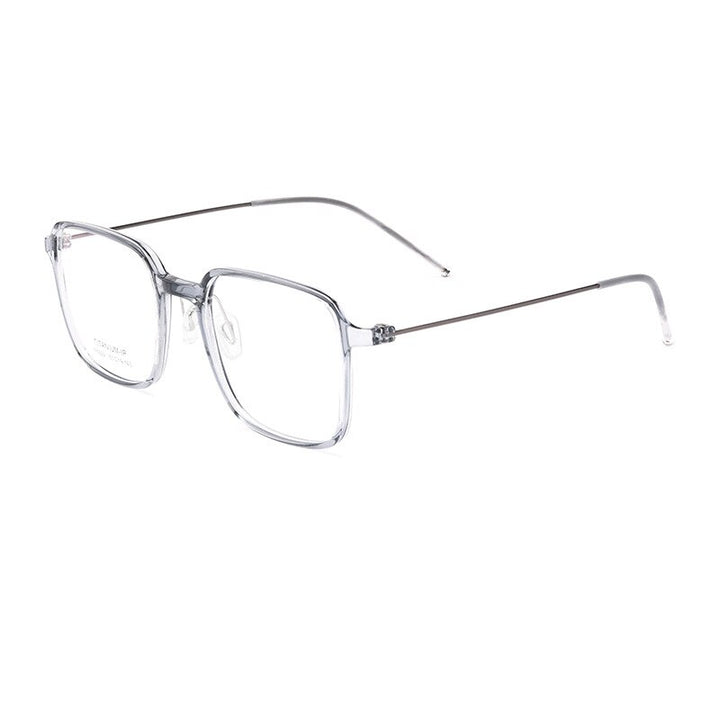 Hotony Unisex Full Rim Square Tr 90 Eyeglasses 5824m Full Rim Hotony grey  