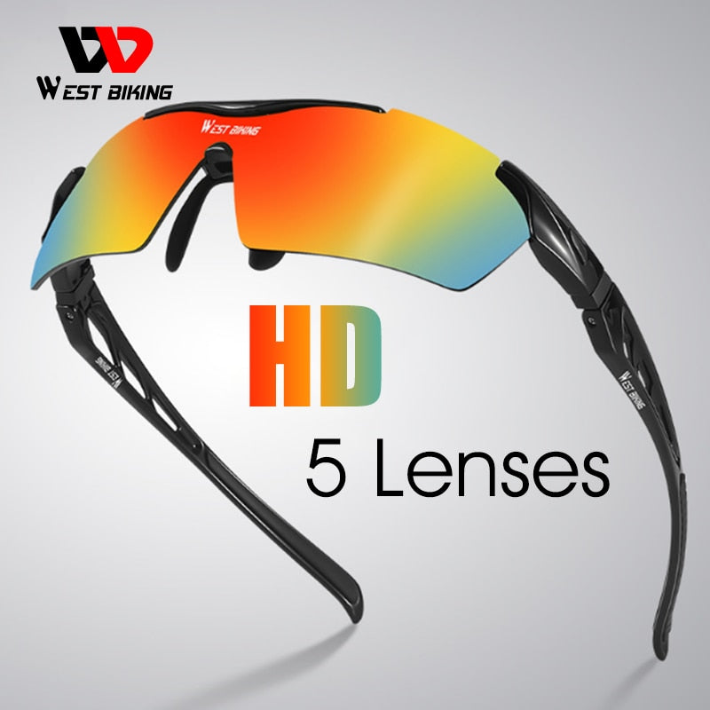 West Biking Unisex Full Rim Acetate Polarized Sport Sunglasses YP0703111AA Sunglasses West Biking   