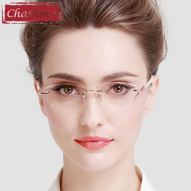 Chashma Women's Oval Titanium Eyeglasses – FuzWeb