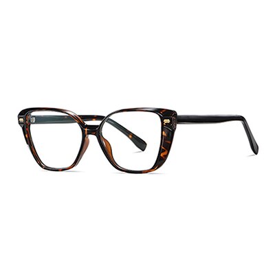 Ralferty Women's Full Rim Square Cat Eye Tr 90 Acetate Eyeglasses D908 Full Rim Ralferty China C481 Leopard 