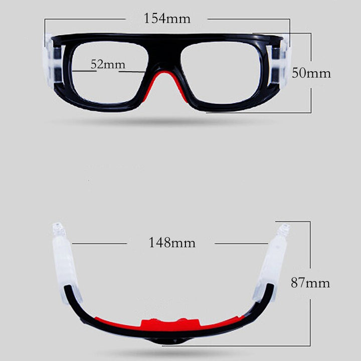 Yimaruili Unisex Full Rim Square Tr 90 Sports Eyeglasses SP0862 Sport Eyewear Yimaruili Eyeglasses   