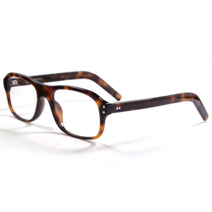 Cubojue Unisex Full Rim Square Acetate Myopic Reading Glasses Col105 Reading Glasses Cubojue   