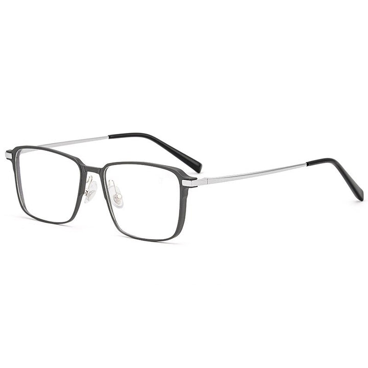 Hotochki Men's Full Rim Square Titanium Eyeglasses L5058 Full Rim Hotochki C2  
