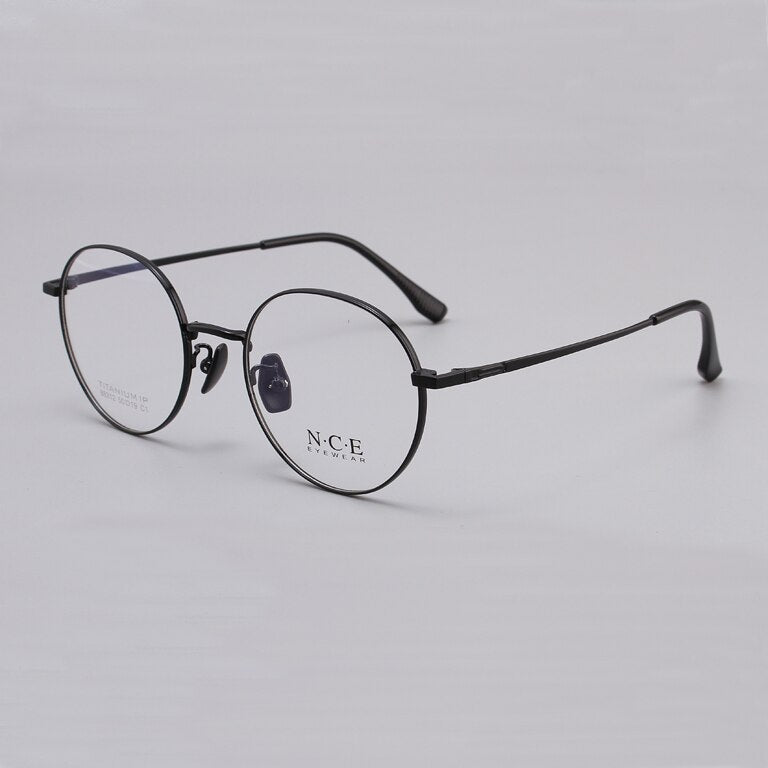 Zirosat Unisex Eyeglasses Frame Pure Titanium 88312 Frame Zirosat black  