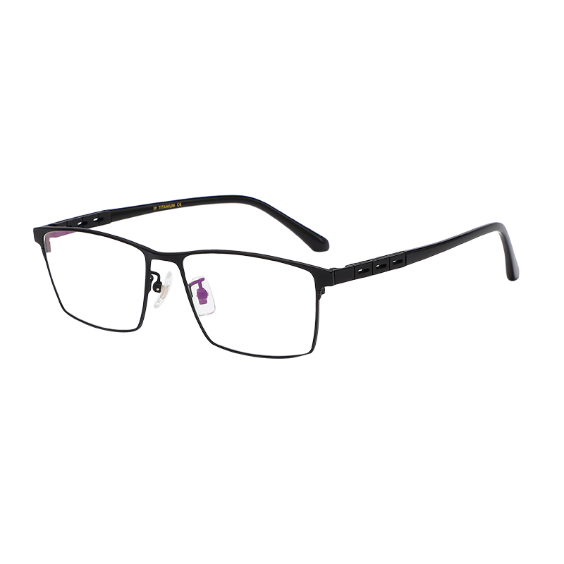 Reven Jate Unisex Full Rim Square Titanium Frame Eyeglasses 71091 Full Rim Reven Jate   