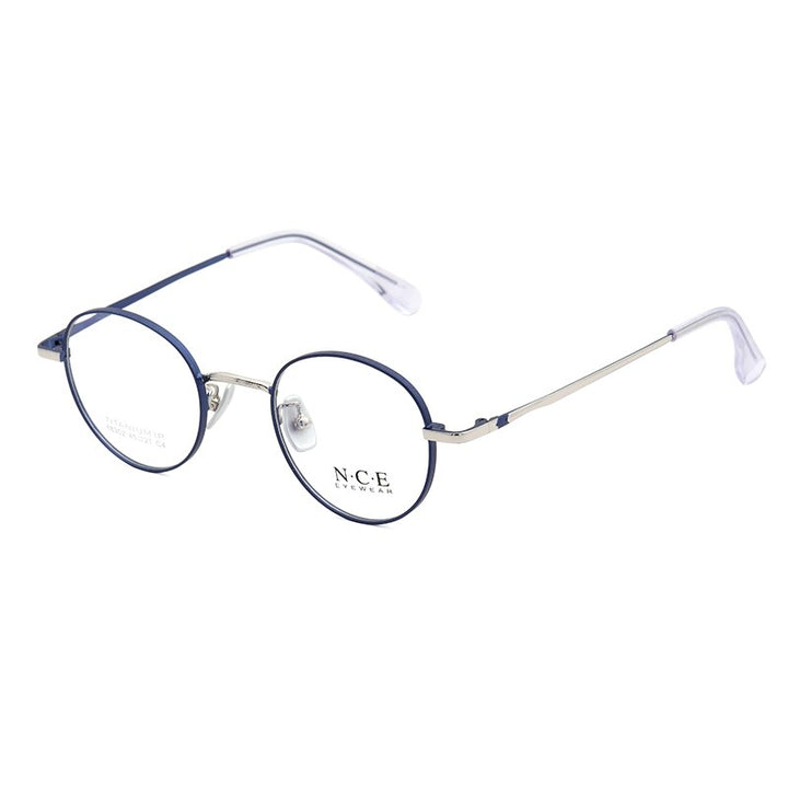 Zirosat Unisex Eyeglasses Frame Pure Titanium 88302 Frame Zirosat blue  