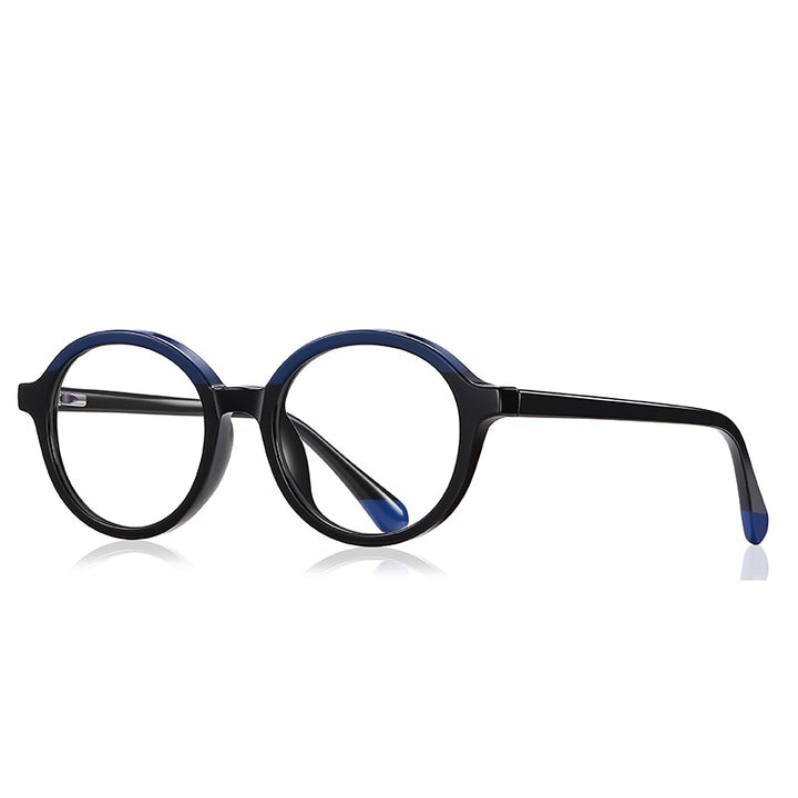 Zirosat Children's Unisex Full Rim Round Tr 90 + Cp Eyeglasses 20214 Full Rim Zirosat C1  