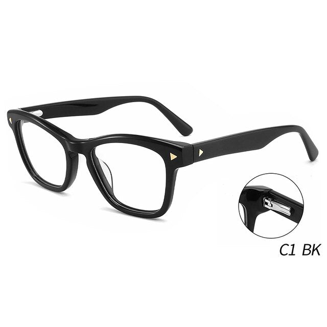 Kansept Unisex Full Rim Square Acetate Eyeglasses Fg1400 Full Rim Kansept C1  
