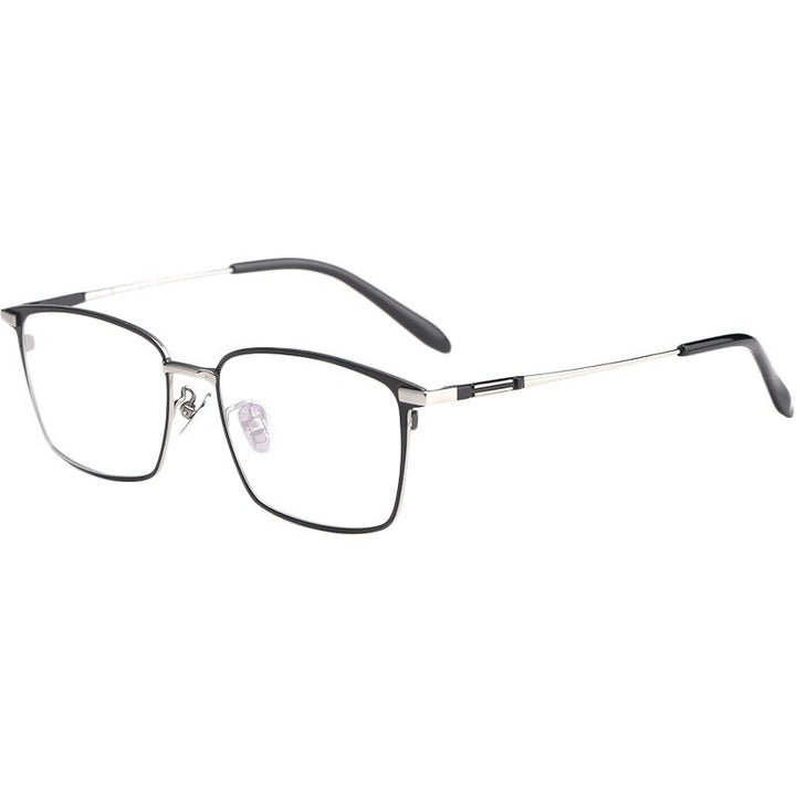 Hotochki Unisex Full Rim Square Titanium Frame Eyeglasses L1831 Full Rim Hotochki   