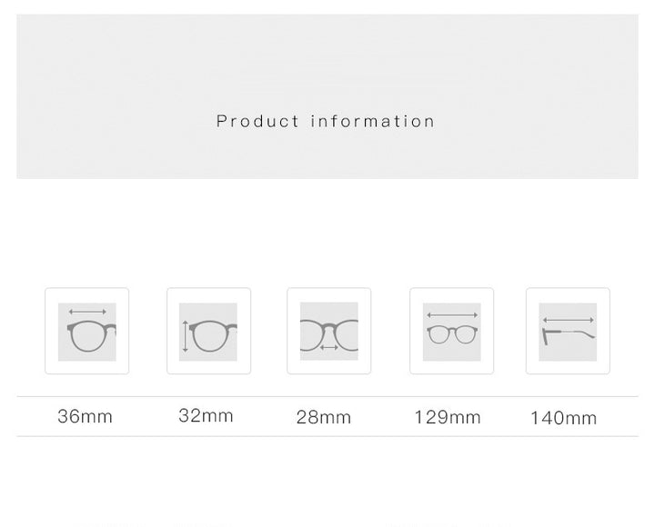 Cubojue Unisex Full Rim Small Round Titanium Eyeglasses Reading Glasses Cubojue   