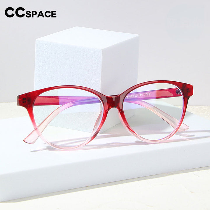CCSpace Unisex Full Rim Square Acetate Eyeglasses 55438 Full Rim CCspace   