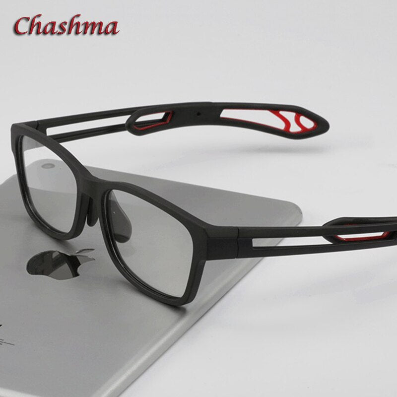 Chashma Ochki Unisex Full Rim Square Tr 90 Titanium Sport Eyeglasses 1927 Sport Eyewear Chashma Ochki   