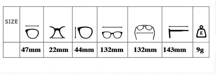 Cubojue Unisex Full Rim Small Round Thick Rim Titanium Hyperopic Reading Glasses Reading Glasses Cubojue   