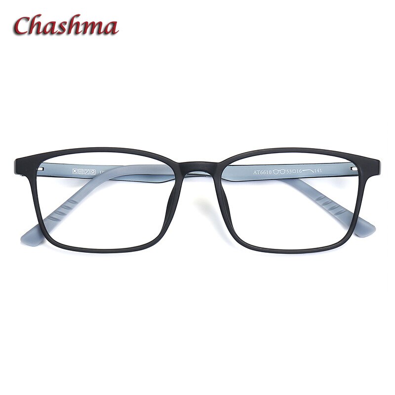 Chashma Ochki Unisex Full Rim Square Tr 90 Titanium Eyeglasses 6610 Full Rim Chashma Ochki   