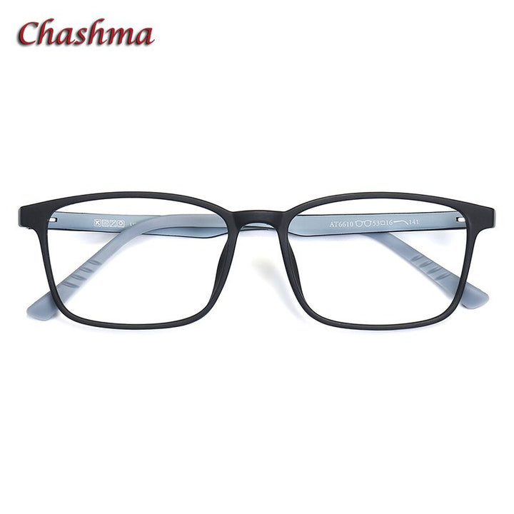 Chashma Ochki Unisex Full Rim Square Tr 90 Titanium Eyeglasses 6610 Full Rim Chashma Ochki   