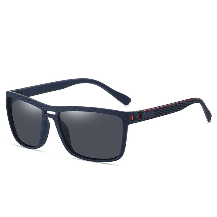 Reven Jate Men's Full Rim RectangleTr 90 Polarized Sunglasses C1740 Sunglasses Reven Jate C4 Other 