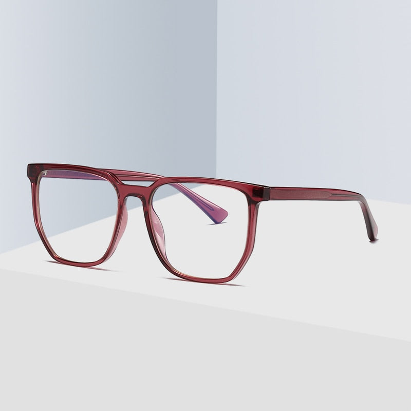 Gmei Unisex Full Rim TR 90 Titanium Square Frame Eyeglasses 2034 Full Rim Gmei Optical   