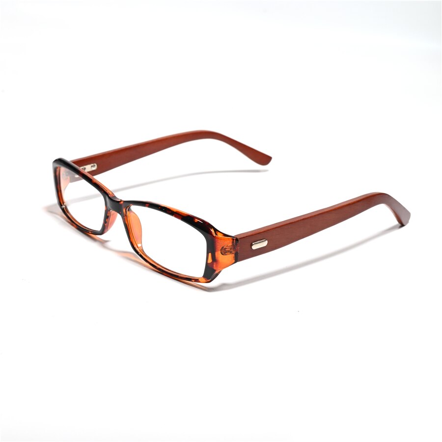 Cubojue Unisex Full Rim Small Rectangle Tr 90 Titanium Myopic Reading Glasses Reading Glasses Cubojue 0 M3 leopard red 