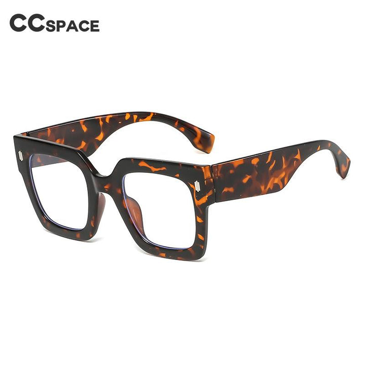 CCSpace Unisex Full Rim Square Cat Eye Tr 90 Eyeglasses 55987 Full Rim CCspace   