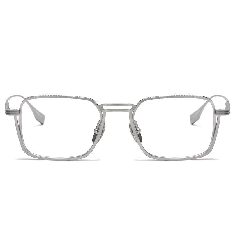 Hdcrafter Unisex Full Rim Square Double Bridge Titanium Eyeglasses 2 Sizes dital25 Full Rim Hdcrafter Eyeglasses   