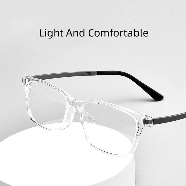 KatKani Unisex Full Rim Square Ultem Eyeglasses 89103r Full Rim KatKani Eyeglasses   