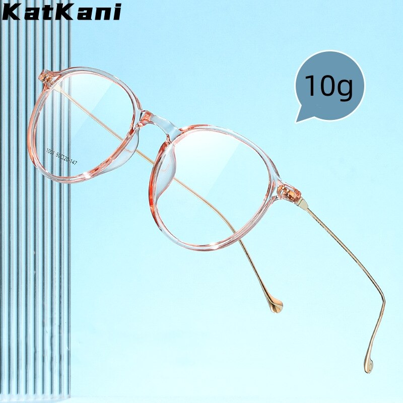 KatKani Unisex Full Rim Square Tr 90 Eyeglasses 1001 Full Rim KatKani Eyeglasses   