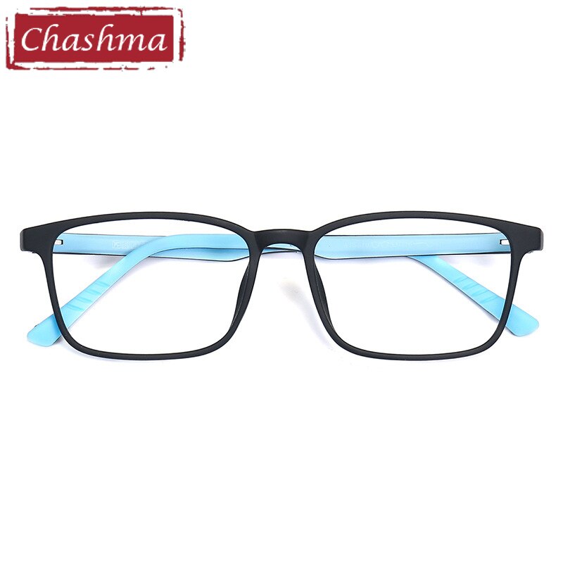 Chashma Unisex Full Rim TR 90 Stainless Steel Rectangular Frame Eyeglasses 6610 Full Rim Chashma   