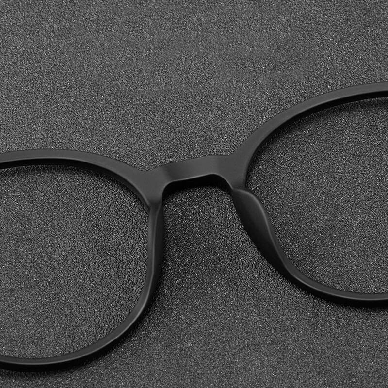 Zirosat Unisex Full Rim Round Tr 90 Titanium Frame Eyeglasses 3050 Full Rim Zirosat   