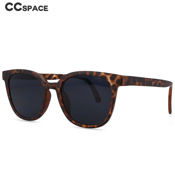 CCSpace Unisex Full Rim Square Tr 90 Resin Foldable Frame Sunglasses 54382 Sunglasses CCspace Sunglasses   