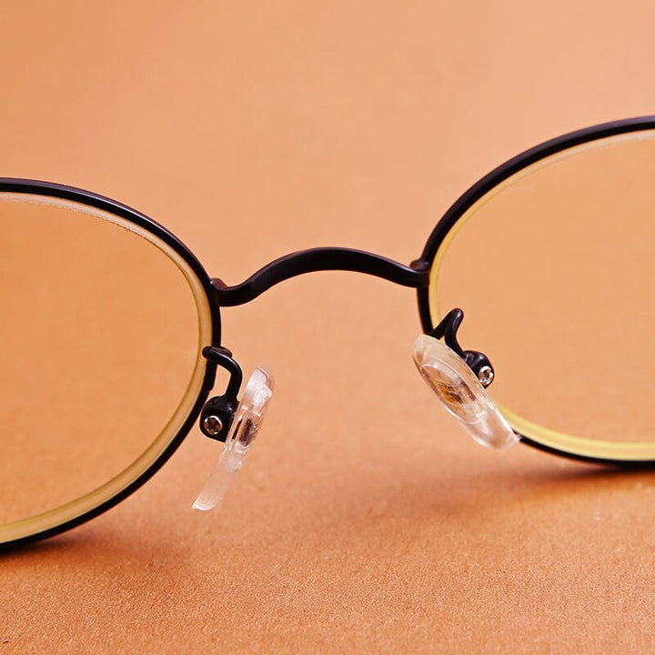 Cubojue Unisex Full Rim Anti Blue Oval Alloy Reading Glasses Hyperopic Reading Glasses Cubojue   