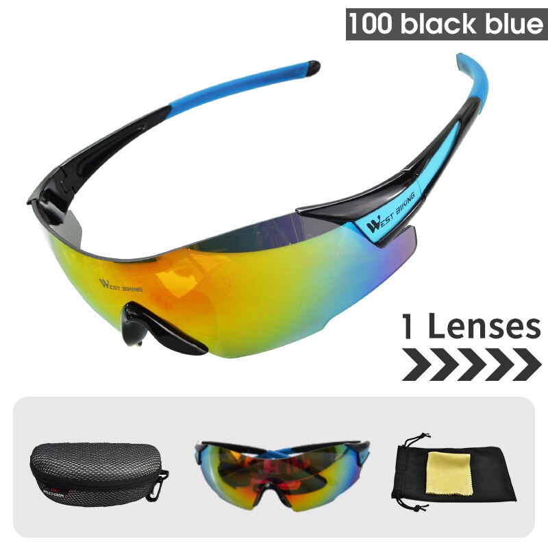 West Biking Unisex Semi Rim Tr 90 Polarized Sport Sunglasses YP0703141 Sunglasses West Biking   
