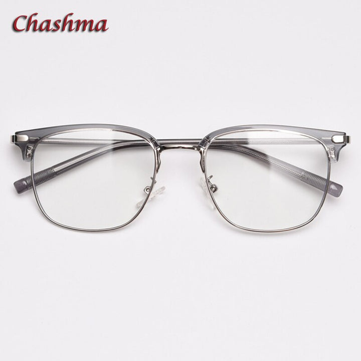 Chashma Ochki Unisex Full Rim Round Square Tr 90 Titanium Eyeglasses 2180 Full Rim Chashma Ochki   