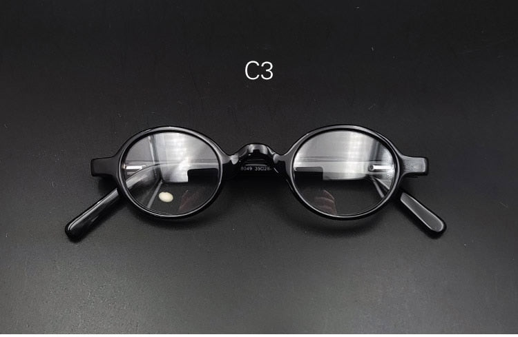 Yujo Unisex Full Rim Small Oval Acetate Eyeglasses Customizable Lenses Full Rim Yujo C3 China 