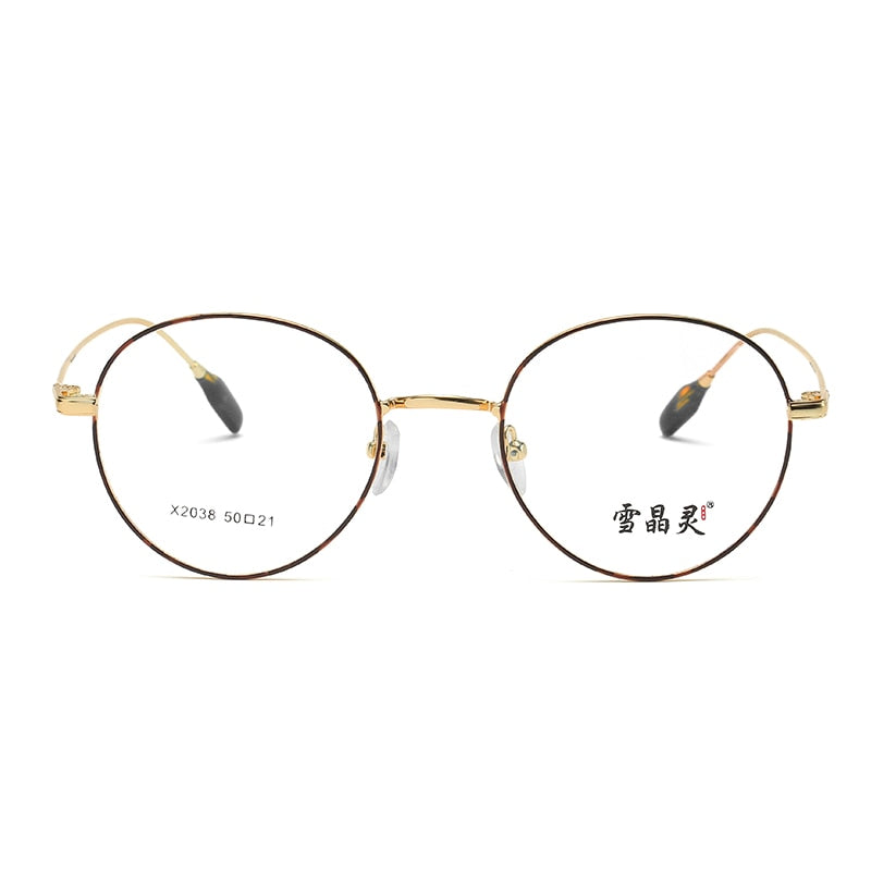 Reven Jate Unisex Full Rim Round Alloy Frame Eyeglasses X2038 Full Rim Reven Jate   