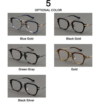 Muzz Unisex Full Rim Square Eyeglasses | Lightweight & Durable – FuzWeb