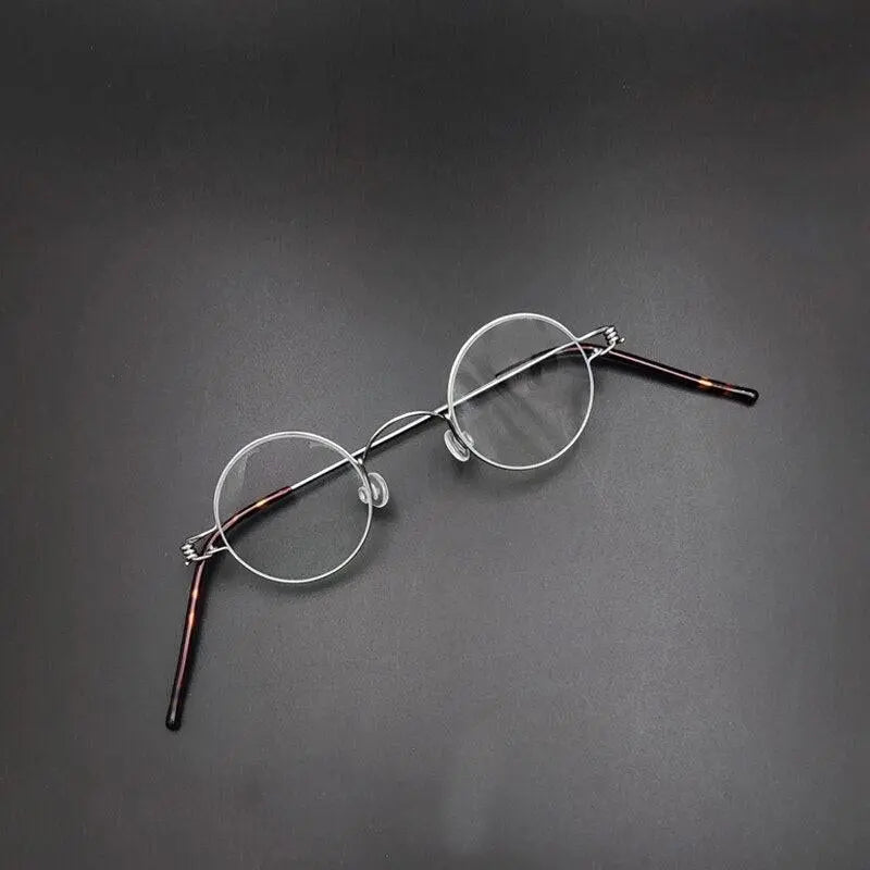 Yujo Unisex Round Y065 Prescription Eyeglasses | FuzWeb