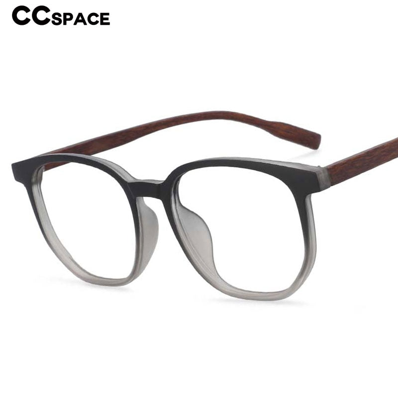 CCSpace Unisex Full Rim Oversized Square Cat Eye Tr 90 Titanium Frame  Eyeglasses 53976