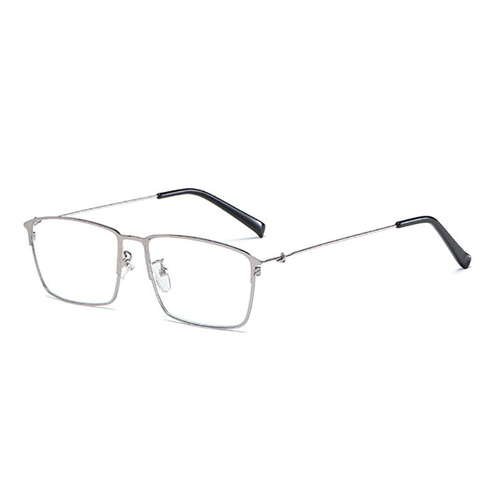 Hotony Unisex Full Rim Square Alloy Frame Anti Blue Light Reading Glasses  9011 Reading Glasses Hotony   