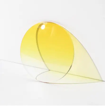 ZIROSAT MR-8 1.61 Index Aspheric Lenses Color Gradient Yellow.
