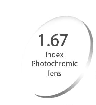 ZIROSAT Aspheric MR-8 MR-7 1.67 Index Photochromic Single Vision Lenses Lenses Zirosat Lenses   