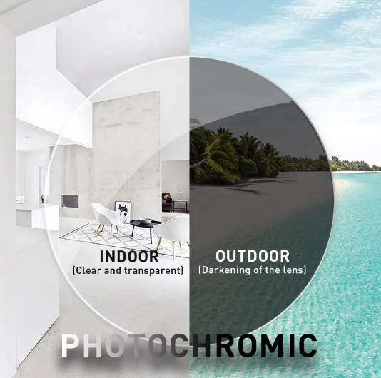 Black Mask Single Vision Aspheric Photochromic Lenses Lenses Black Mask Lenses   