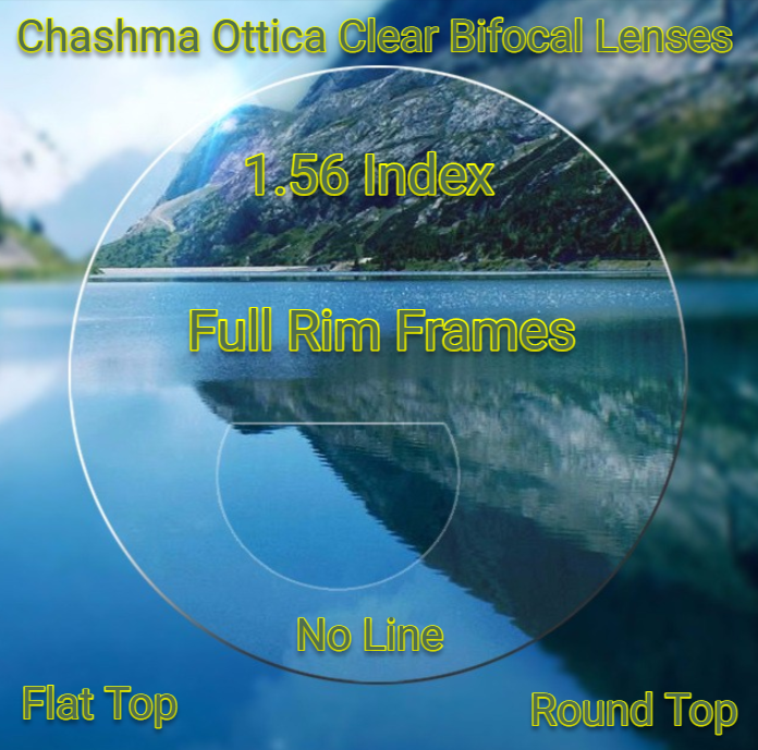 Chashma Ottica 1.56 Index Clear Bifocal Lenses Lenses Chashma Ottica Lenses   