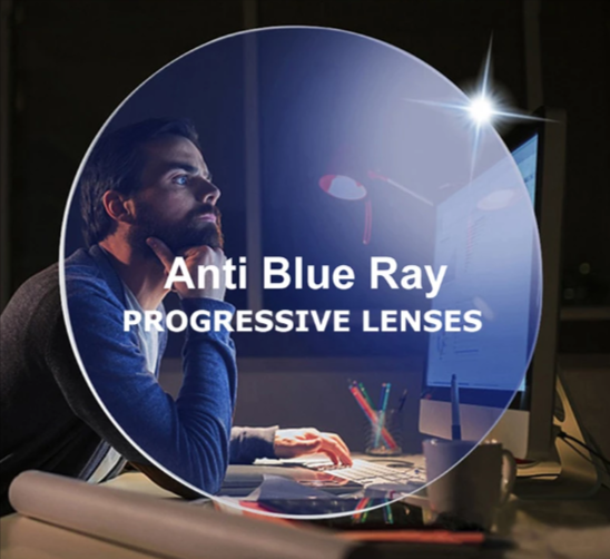 Chashma Ochki Digital Free Form Progressive Lenses Anti Blue Light Lenses Chashma Ochki Lenses 1.56  