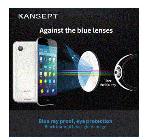 Kansept 1.56 Aspheric Single Vision Anti Blue Lenses Lenses Kansept Lenses   