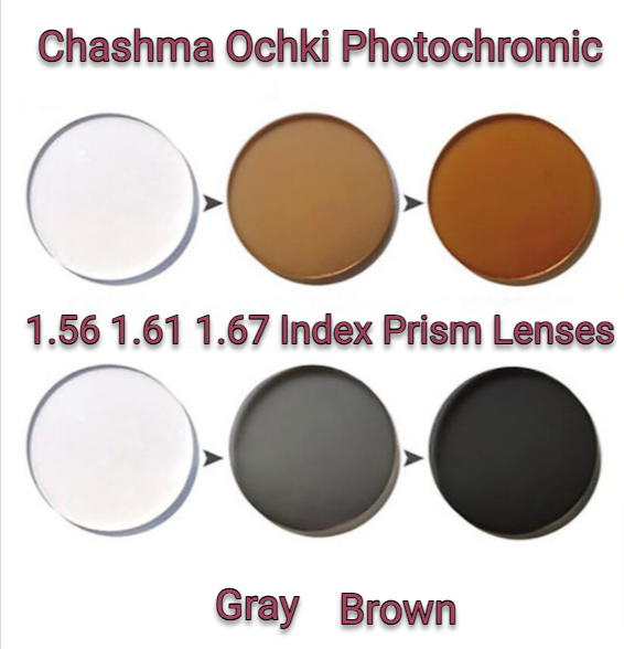 Chashma Ochki Photochromic Prism Lenses Lenses Chashma Ochki Lenses   