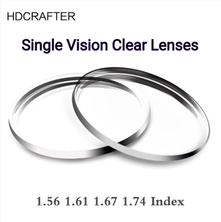 Hdcrafter Single Vision Aspheric Polycarbonate Clear Lenses Lenses Hdcrafter Eyeglass Lenses   