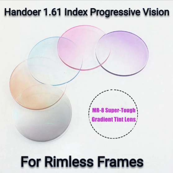 Handoer Progressive 1.61 Index MR - 8 Tinted Lenses Lenses Handoer Lenses   