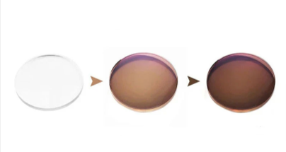 BCLEAR 1.61 Index Single Vision Photochromic Lenses Lenses Bclear Lenses Brown  