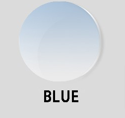 Bolluzzy MR-8 1.61 Index Optional Gradient Tint Polyurethane Lenses Lenses Bolluzzy Lenses Blue  