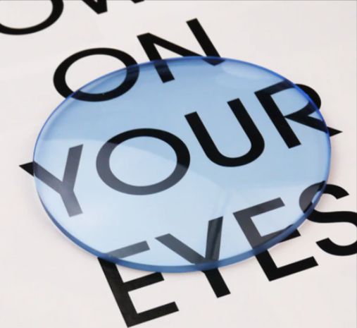 Hotony Single Vision Aspheric Tinted Lenses Lenses Hotony Lenses 1.56 Blue 